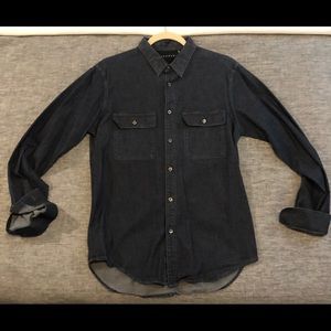 Theory Denim Button Up